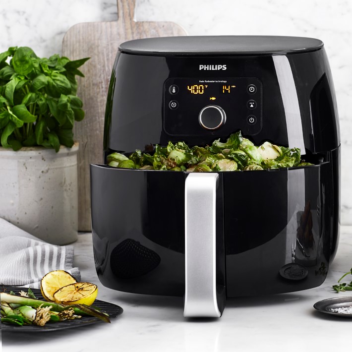 met de klok mee Th escaleren Philips Premium Airfryer XXL with Fat Removal Technology and Grill Pan  Accessory | Williams Sonoma