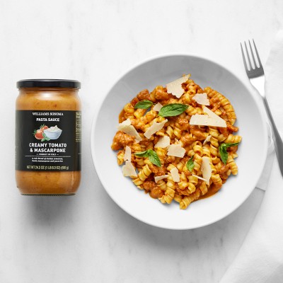 Williams Sonoma Creamy Tomato & Mascarpone Pasta Sauce | Williams Sonoma