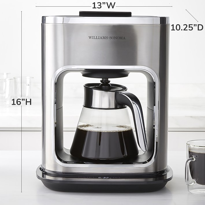 Williams Sonoma Signature Touch 12Cup Glass Coffee Maker Williams Sonoma