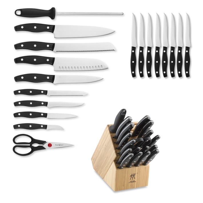 Zwilling J.A. Henckels Twin Signature 19Piece Knife Block Set Williams Sonoma