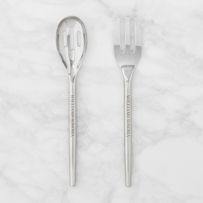 Williams Sonoma Stainless Steel Serving Utensils, Salad, Set of 2