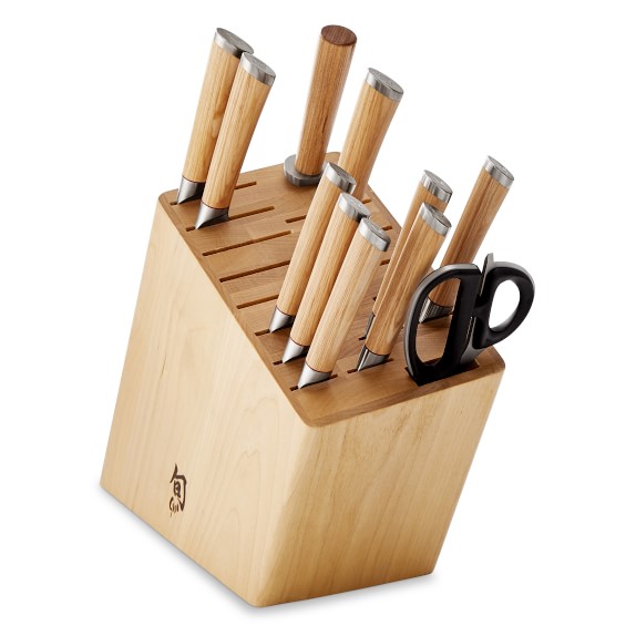 Shun Hikari 12-Piece Knife Block Set | Williams Sonoma