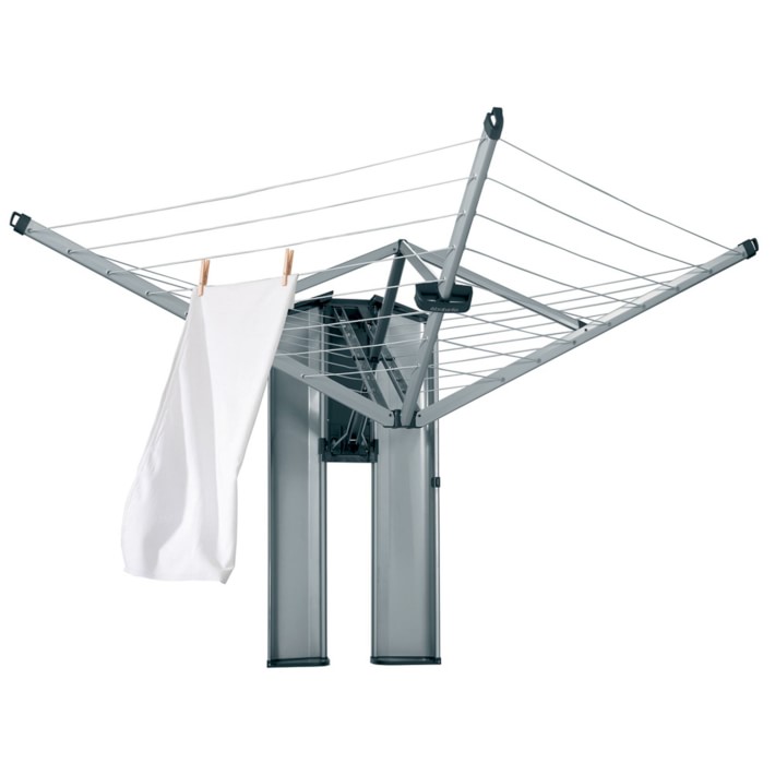 Brabantia WallFix WallMounted Clothesline, with Protective Cover
