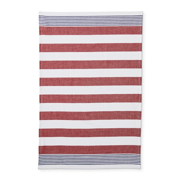 Yarn Dyed Flour Sack Kitchen Towels - Set of 4 | Williams Sonoma