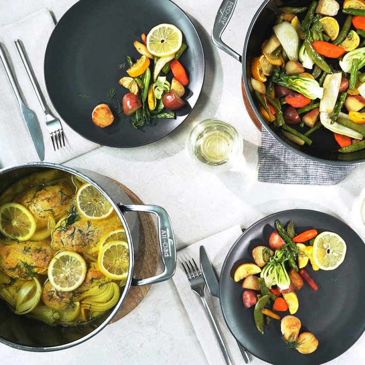 AllClad FUSIONTEC™ Skillet Fry Pan, 9 1/2" Williams Sonoma