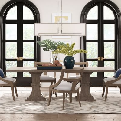 pedestal dining room table