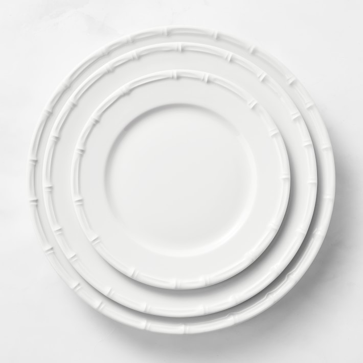 Pillivuyt Bamboo Dinner Plates Williams Sonoma