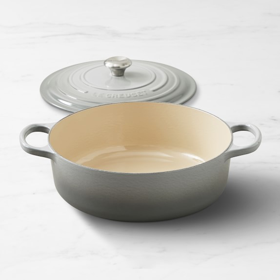 Le Creuset Signature Cast-Iron Round Wide Dutch Oven - 6 3/4-qt ...