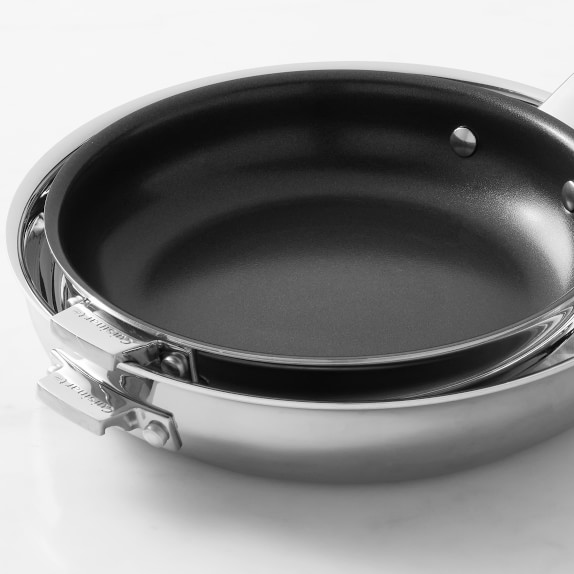 Cuisinart Triply SmartNest Mixed Material Skillet Fry Pan Set, 8" & 10
