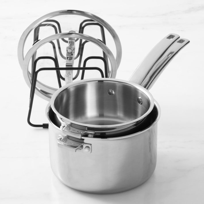 Cuisinart Triply SmartNest StainlessSteel 5Piece Cookware Set