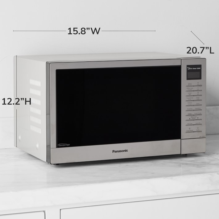 生活家電 炊飯器 Panasonic NN-SNS6MS Microwave Oven with HomeCHEF Magic Pot 