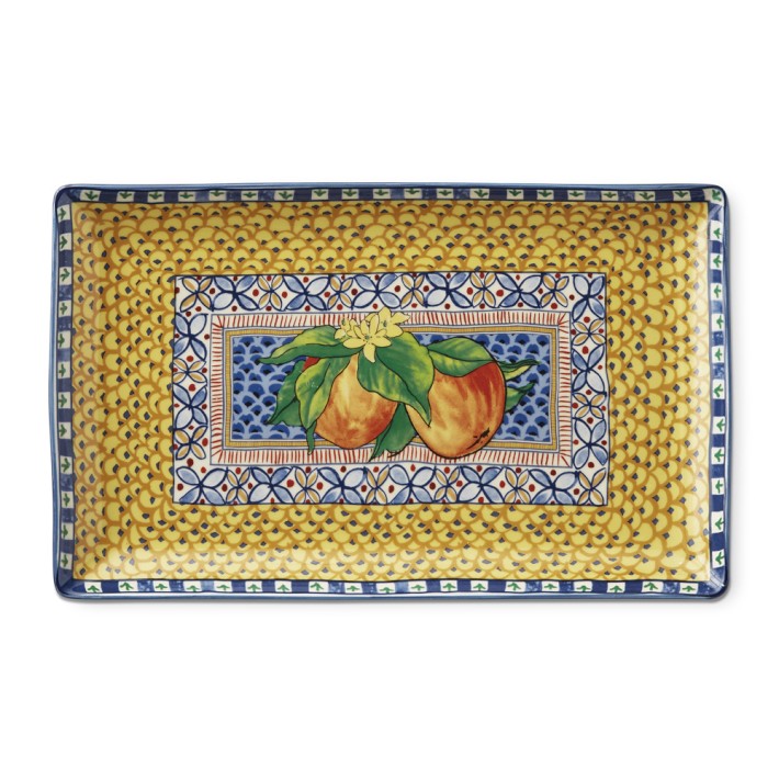 Sicily Rectangular Large Serving Platter Williams Sonoma