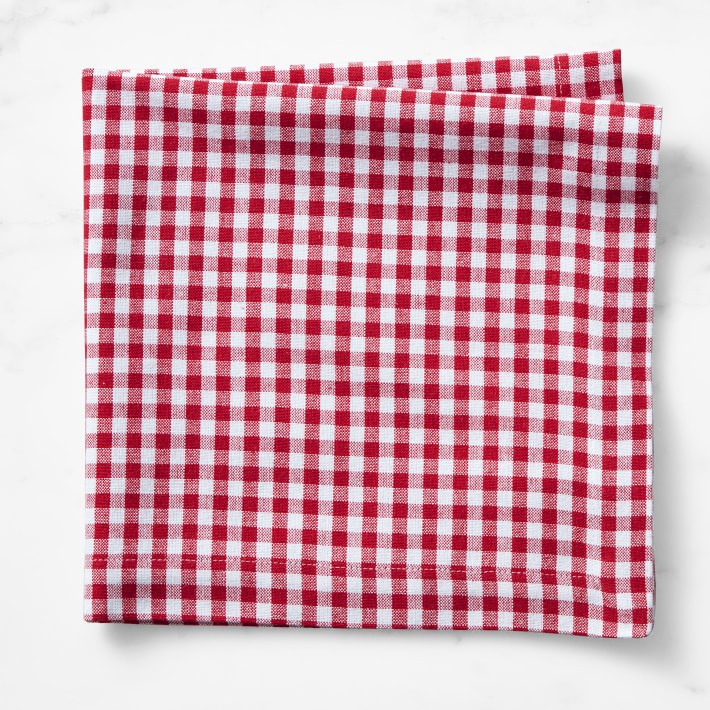 Gingham Napkins, Set of 4 Williams Sonoma