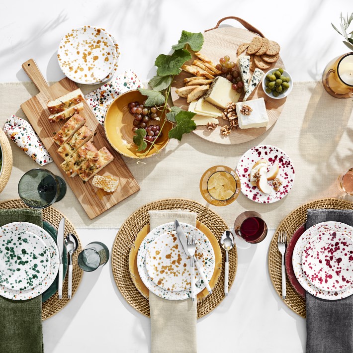 Harvest Outdoor Melamine Appetizer Plates Williams Sonoma CA