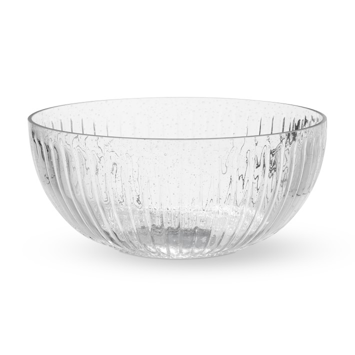 Cyprus Seeded Glass Salad Bowl Williams Sonoma
