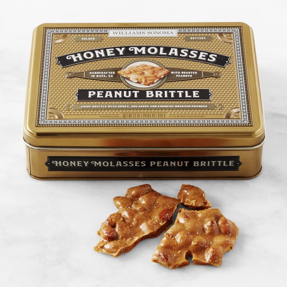 Honey Molasses Peanut Brittle Tin Williams Sonoma