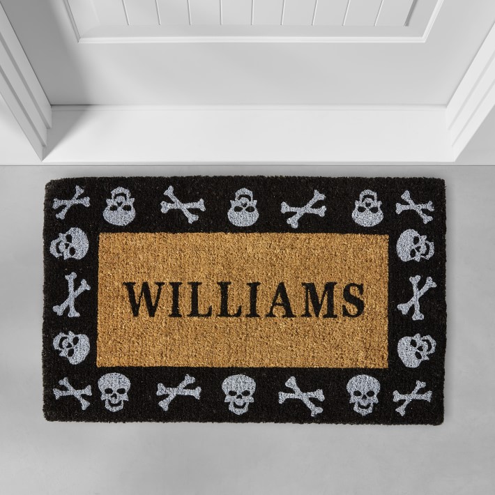 Williams Sonoma Skull n Bones Doormat Williams Sonoma