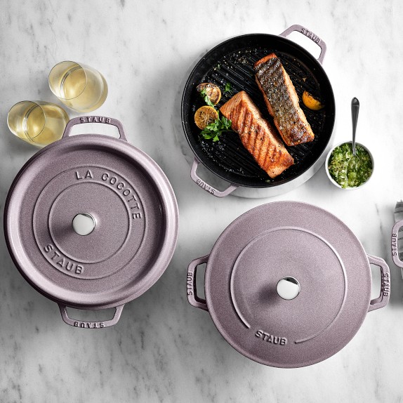 Staub Enameled Cast Iron Stackable 4Piece Cookware Set Williams Sonoma