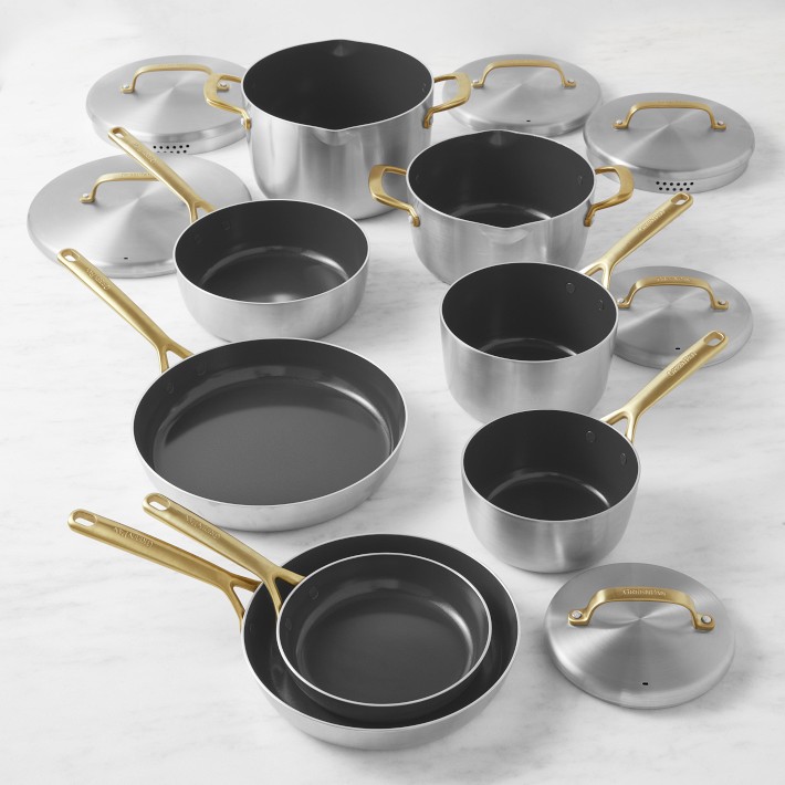GreenPan™ GP5 StainlessSteel Ceramic Nonstick 14Piece Cookware Set