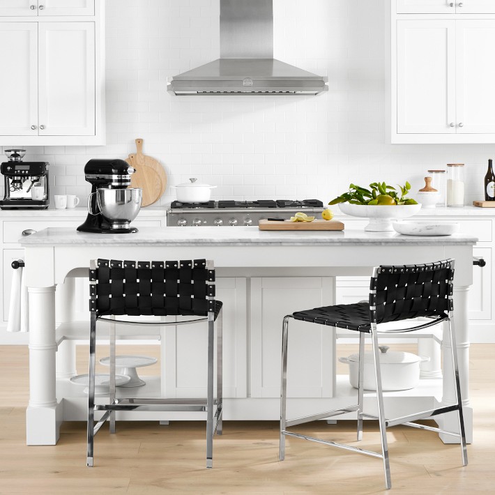 Barrelson Marble Top Kitchen Island Williams Sonoma