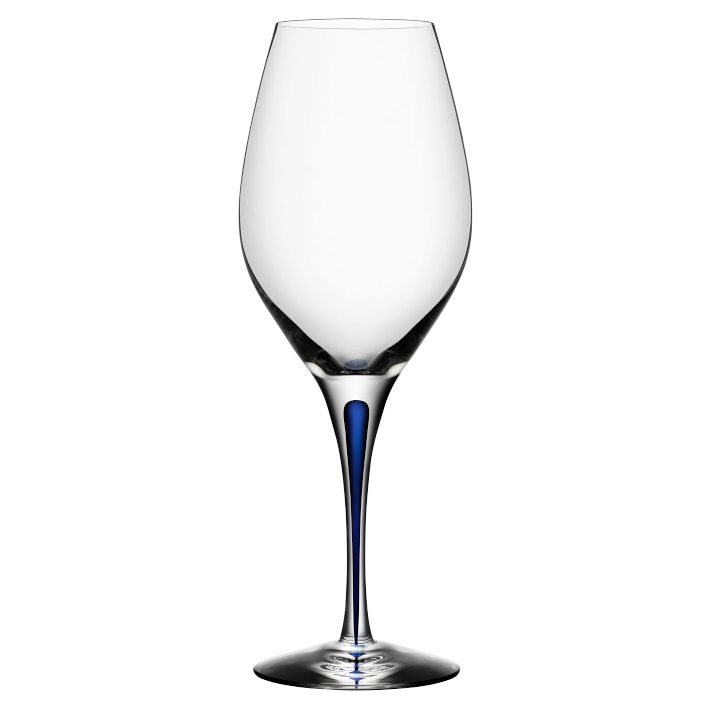 Orrefors Intermezzo Blue Red Wine Glass Williams Sonoma