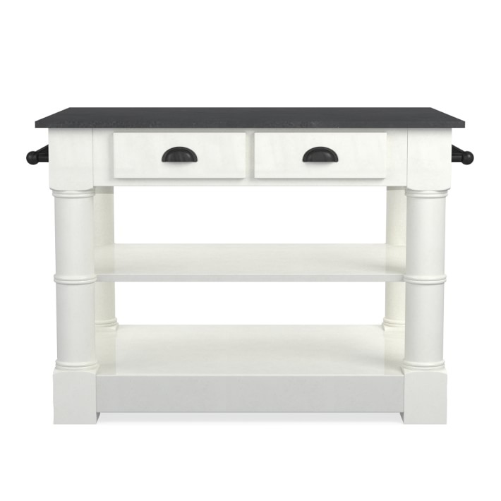 Barrelson Single Black Granite Top Kitchen Island Williams Sonoma