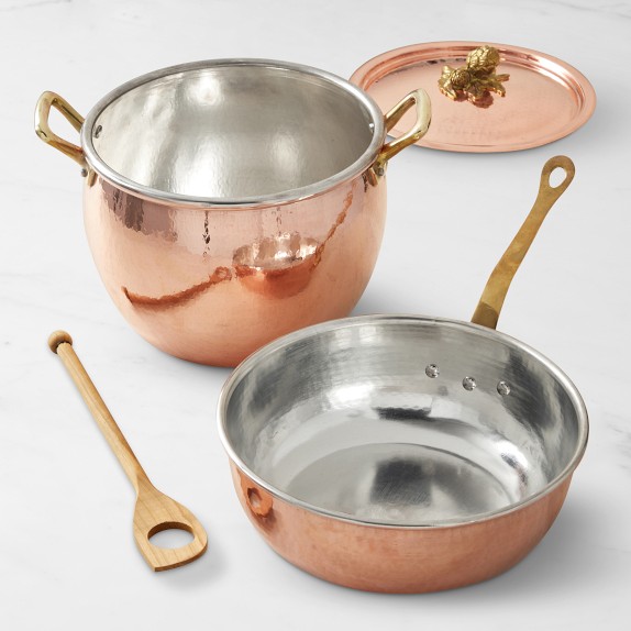 Ruffoni Historia Hammered Copper 4Piece Cookware Set Williams Sonoma