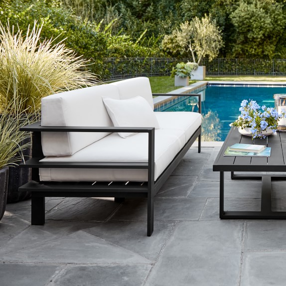 Ojai Outdoor Metal Sofa Williams Sonoma