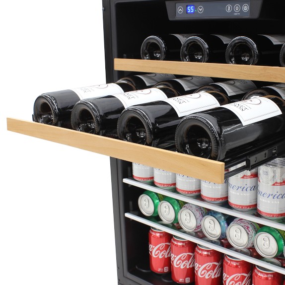 Vinotemp 24 inch Top Handle Wine and Beverage Cooler Williams Sonoma