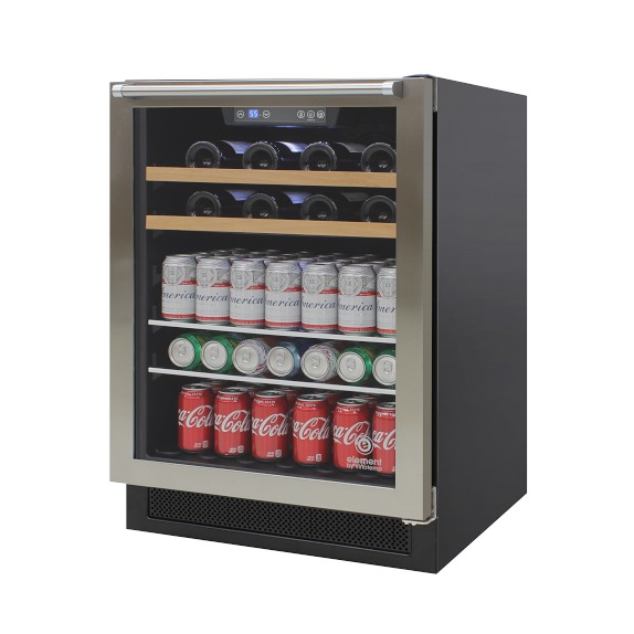 Vinotemp 24 inch Top Handle Wine and Beverage Cooler Williams Sonoma