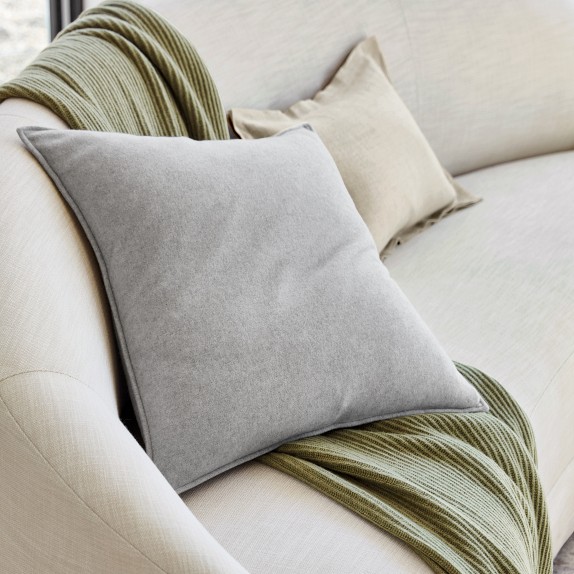 European Solid Cashmere Pillow Cover | Williams Sonoma