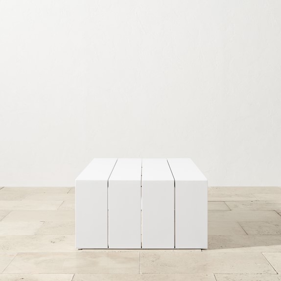 Larnaca Outdoor Metal Coffee Table Patio Furniture Williams Sonoma