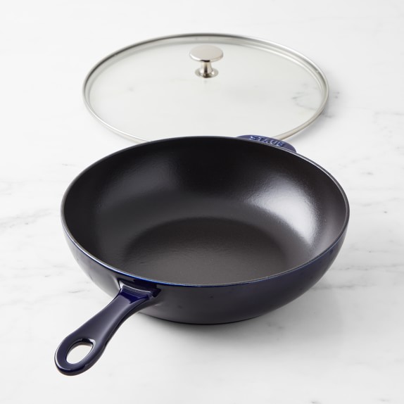 Staub Enameled Cast Iron Saute Pan Williams Sonoma