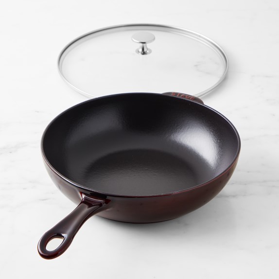 Staub Enameled Cast Iron Saute Pan Williams Sonoma