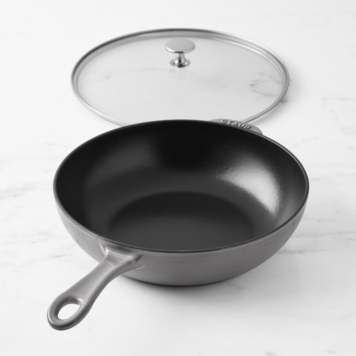 Staub Enameled Cast Iron Saute Pan Williams Sonoma