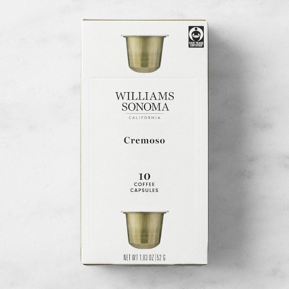 Williams Sonoma Coffee Capsules, Cremoso Williams Sonoma