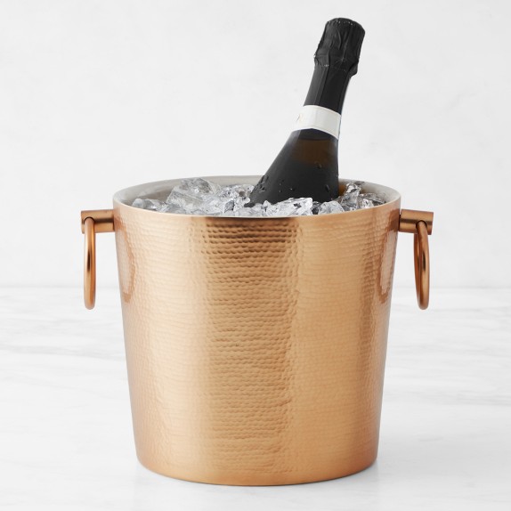 Antique Brass Champagne Bucket Williams Sonoma