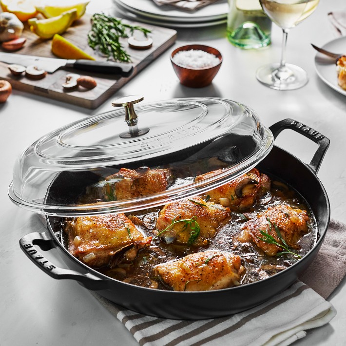 Staub CastIron Everything Pan, 3 1/2Qt., Dutch Oven Williams Sonoma