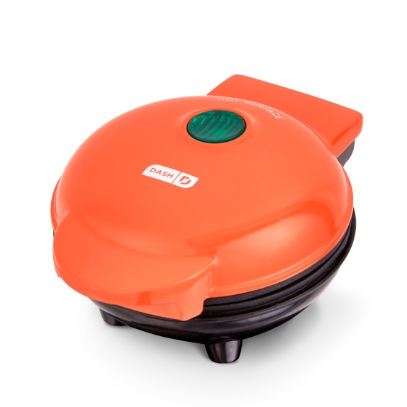 Dash Mini Pumpkin Waffle Maker in Orange Williams Sonoma