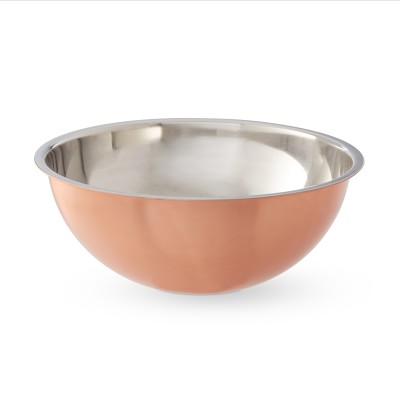 Copper Restaurant Mixing Bowl, 4-QT