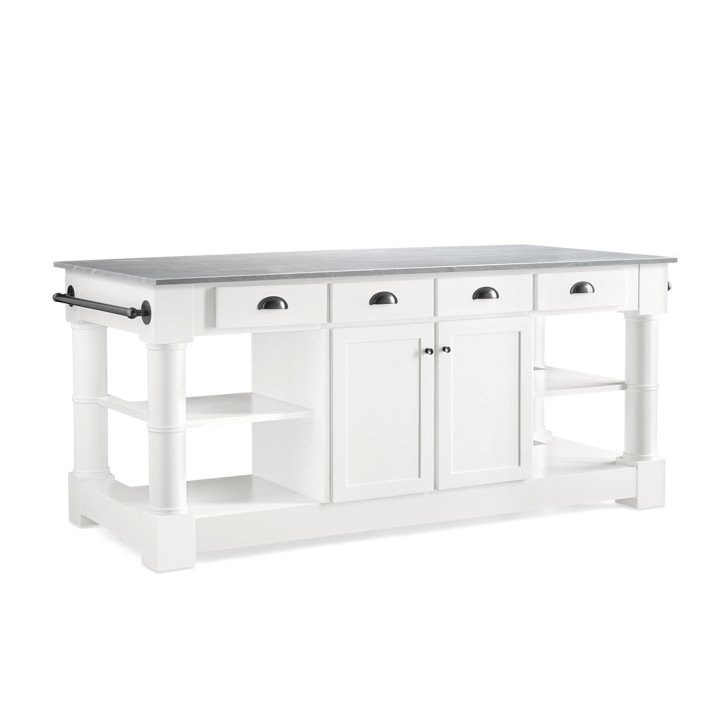 Barrelson Italian Basalt Top Kitchen Island Williams Sonoma