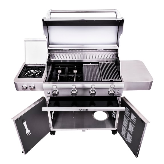 Saber Stainless Steel 4-burner Gas Grill 