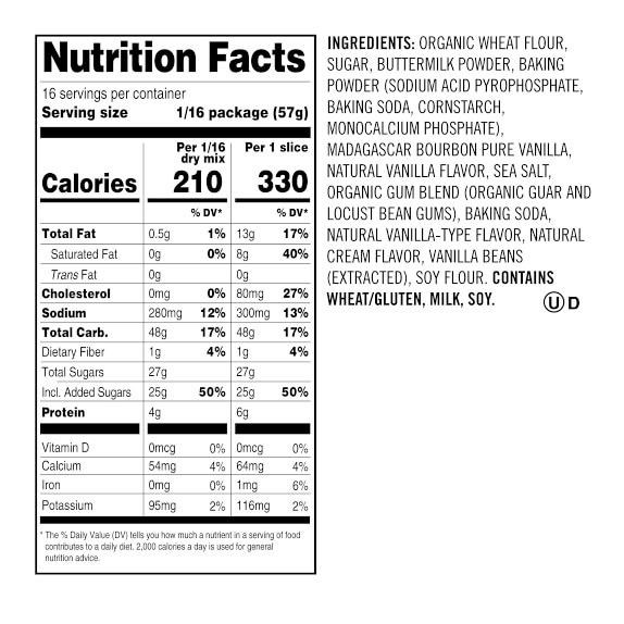 Williams Sonoma Vanilla Bean Bundt® Cake Mix Williams Sonoma