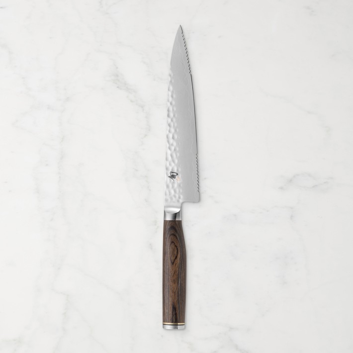 Shun Premier Serrated Utility Knife Williams Sonoma
