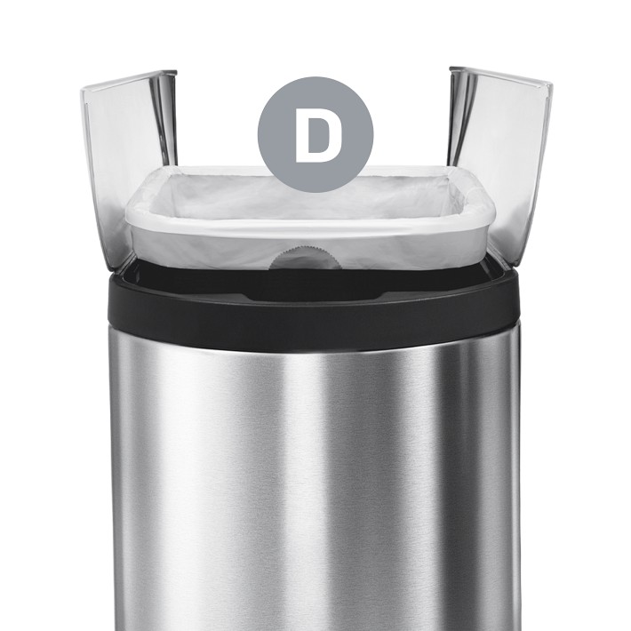 simplehuman™ (D) Custom Fit Trash Can Liners Williams Sonoma