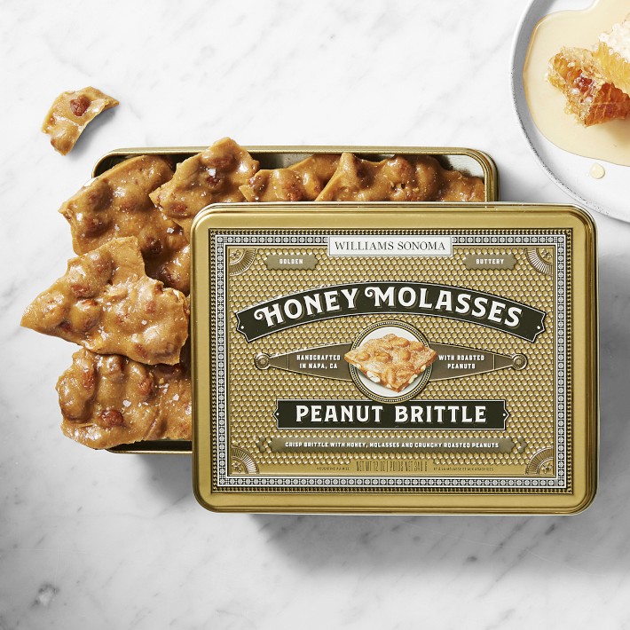 Honey Molasses Peanut Brittle Tin Williams Sonoma