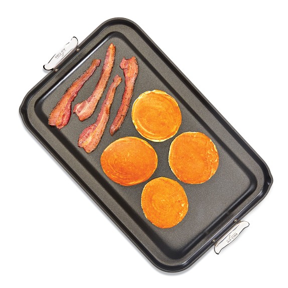 AllClad HA1 Hard Anodized Double Burner Griddle, 13" x 20" Williams
