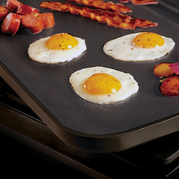AllClad HA1 Hard Anodized Double Burner Griddle, 13" x 20" Williams