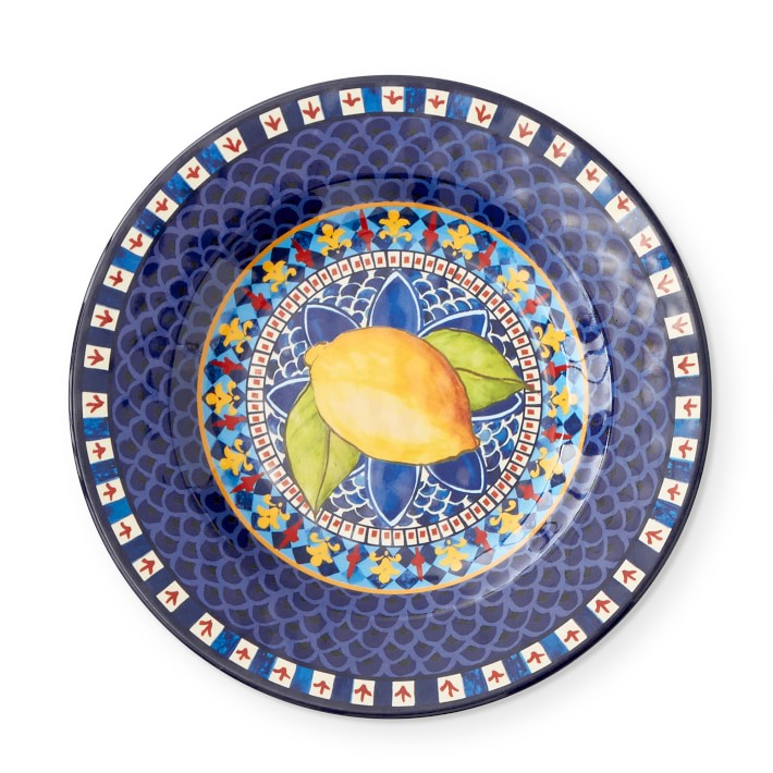Sicily Outdoor Melamine Salad Plates Set of 4