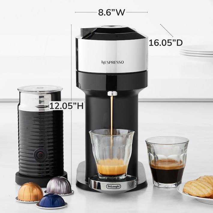 tandpine udkast log Nespresso Vertuo Next Deluxe with Aeroccino | Single Serve Coffee Maker |  Williams Sonoma